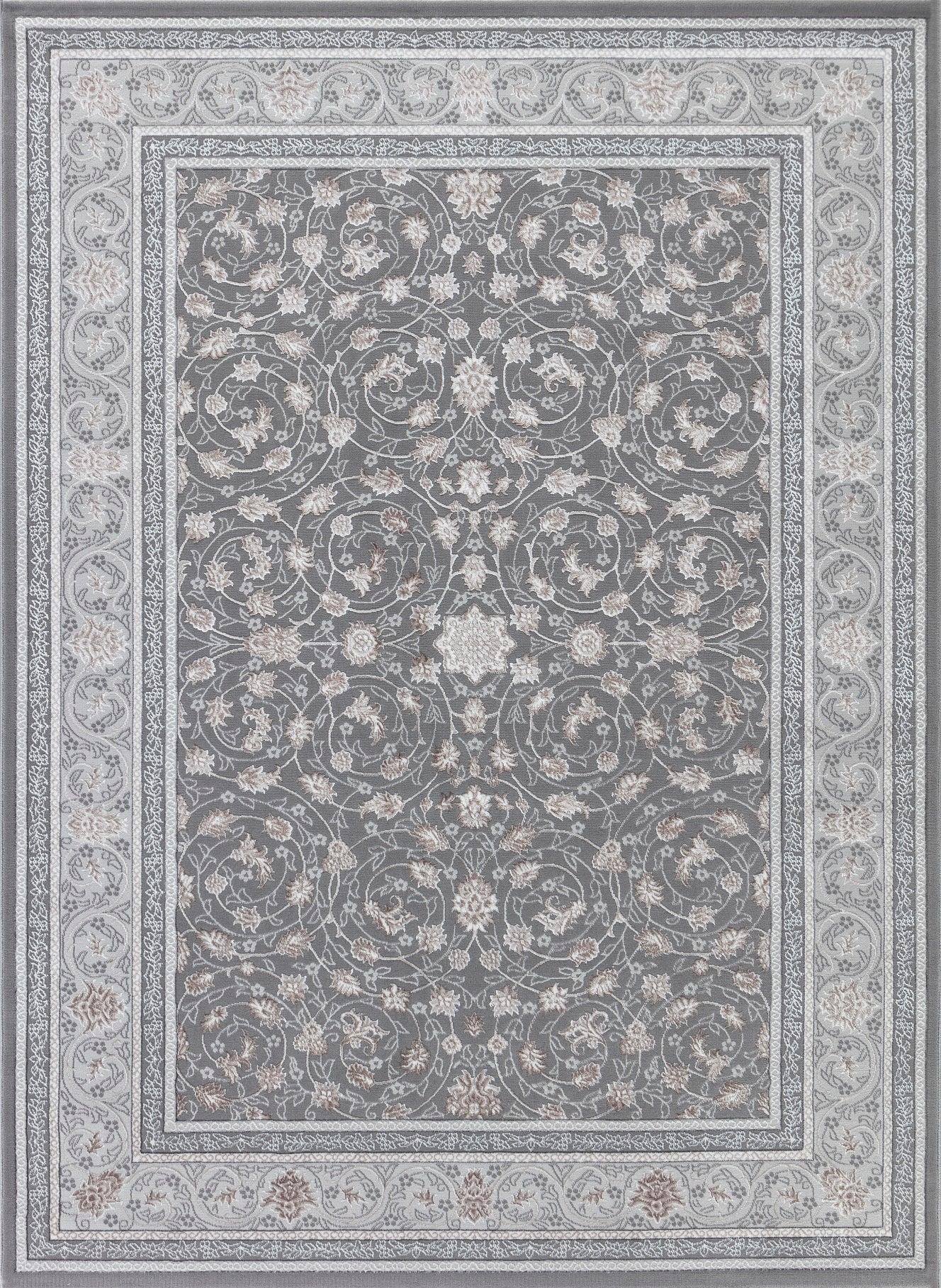 Teppich Ottoman E594A L.GREY S.VIZON