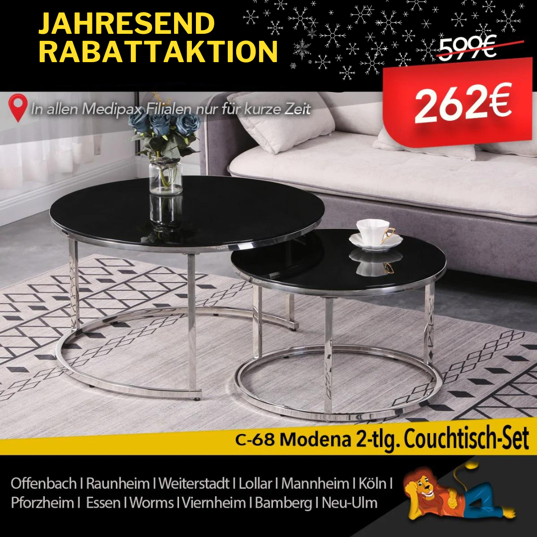 Euro Couchtisch C68G-SS
