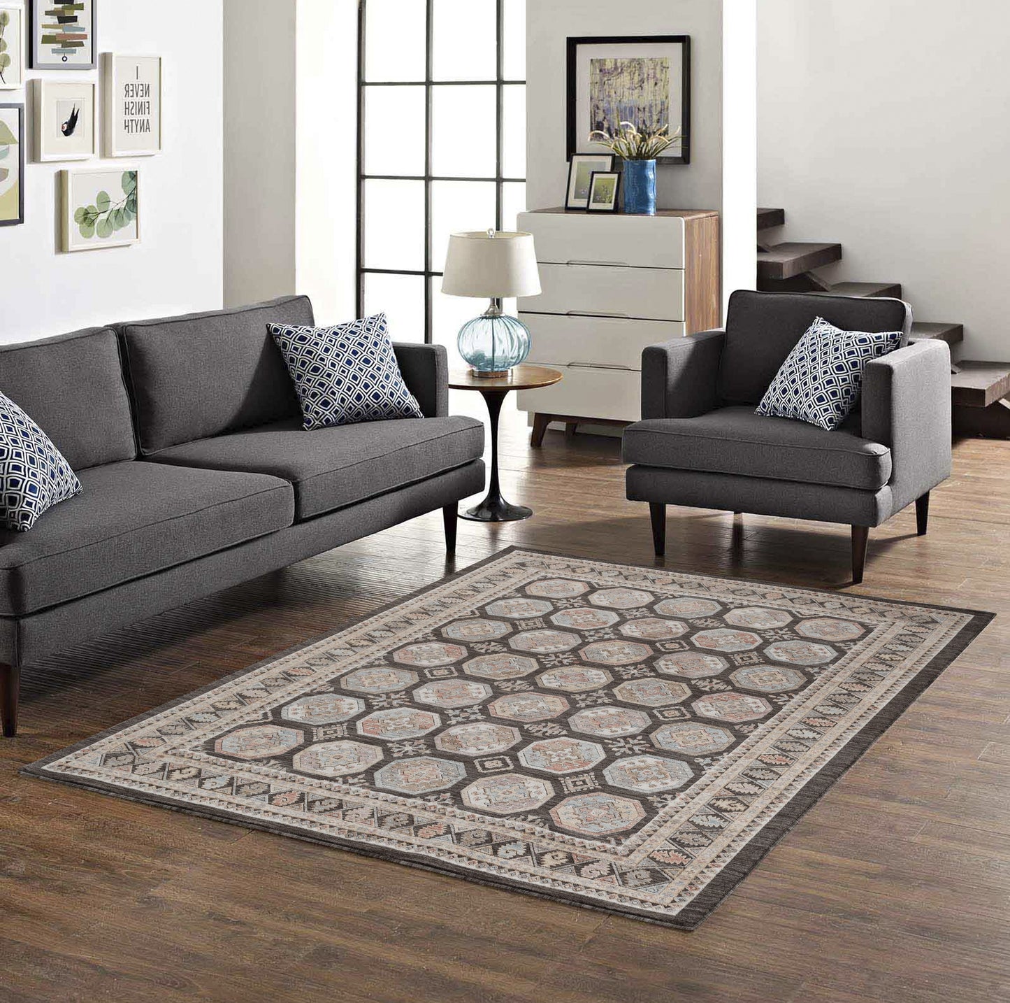 Teppich Antia C655GL ANTHRACITE
