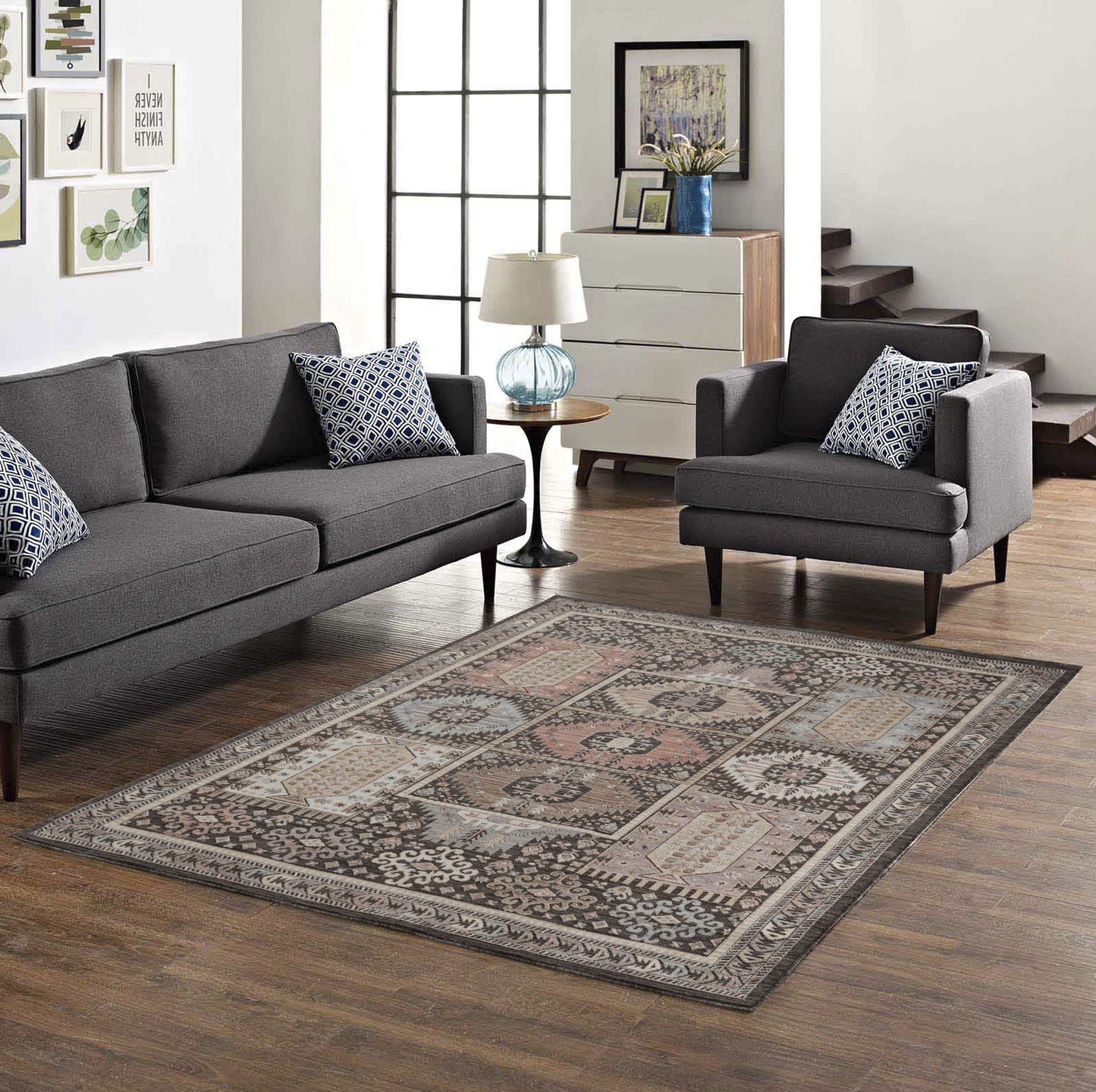 Teppich Antia C875GL ANTHRACITE
