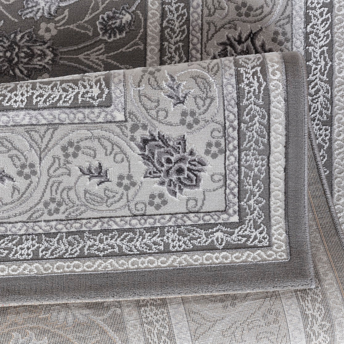 Teppich Ottoman E594A L.GREY S.Z.GREY