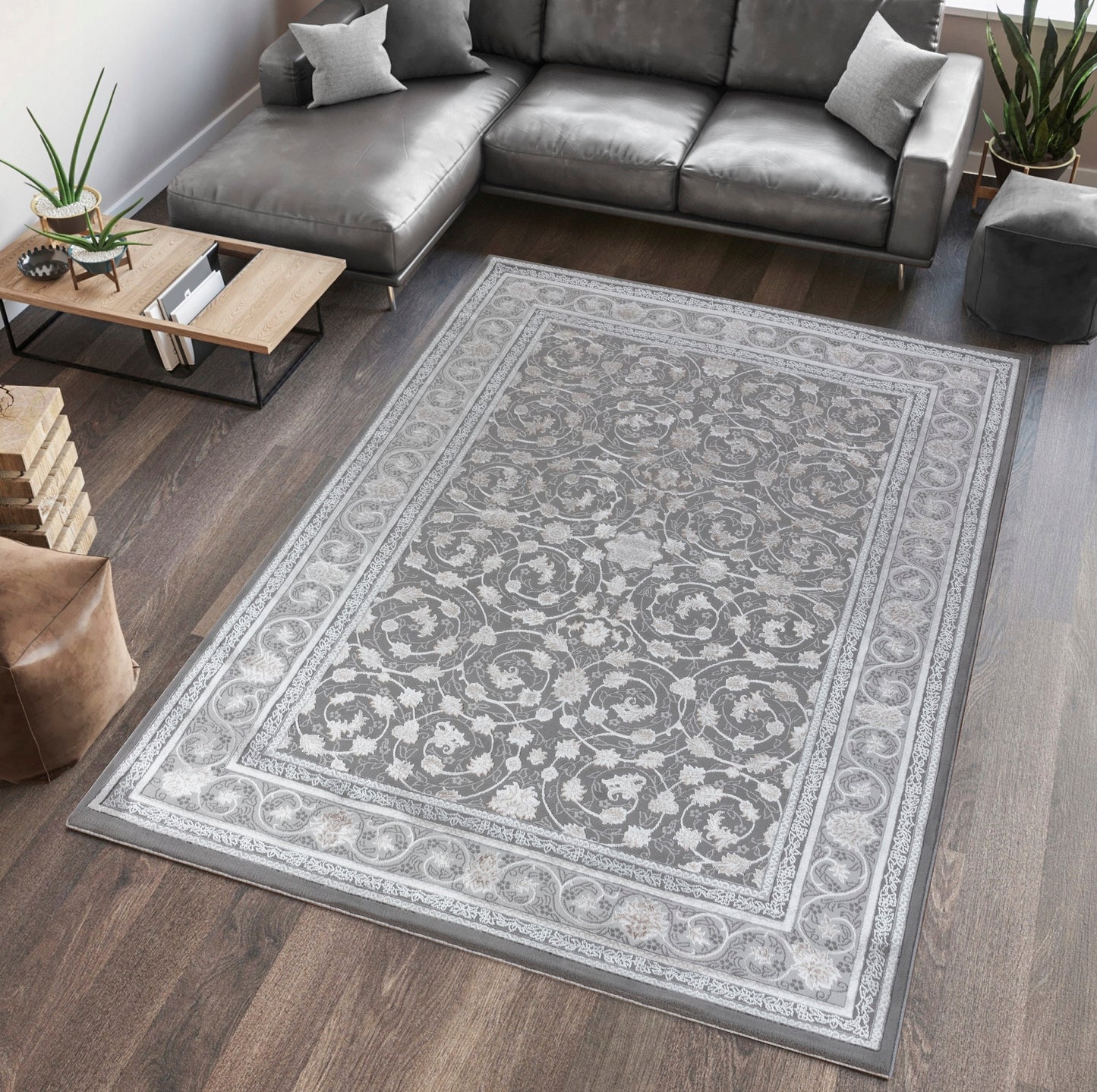 Teppich Ottoman E594A L.GREY S.VIZON