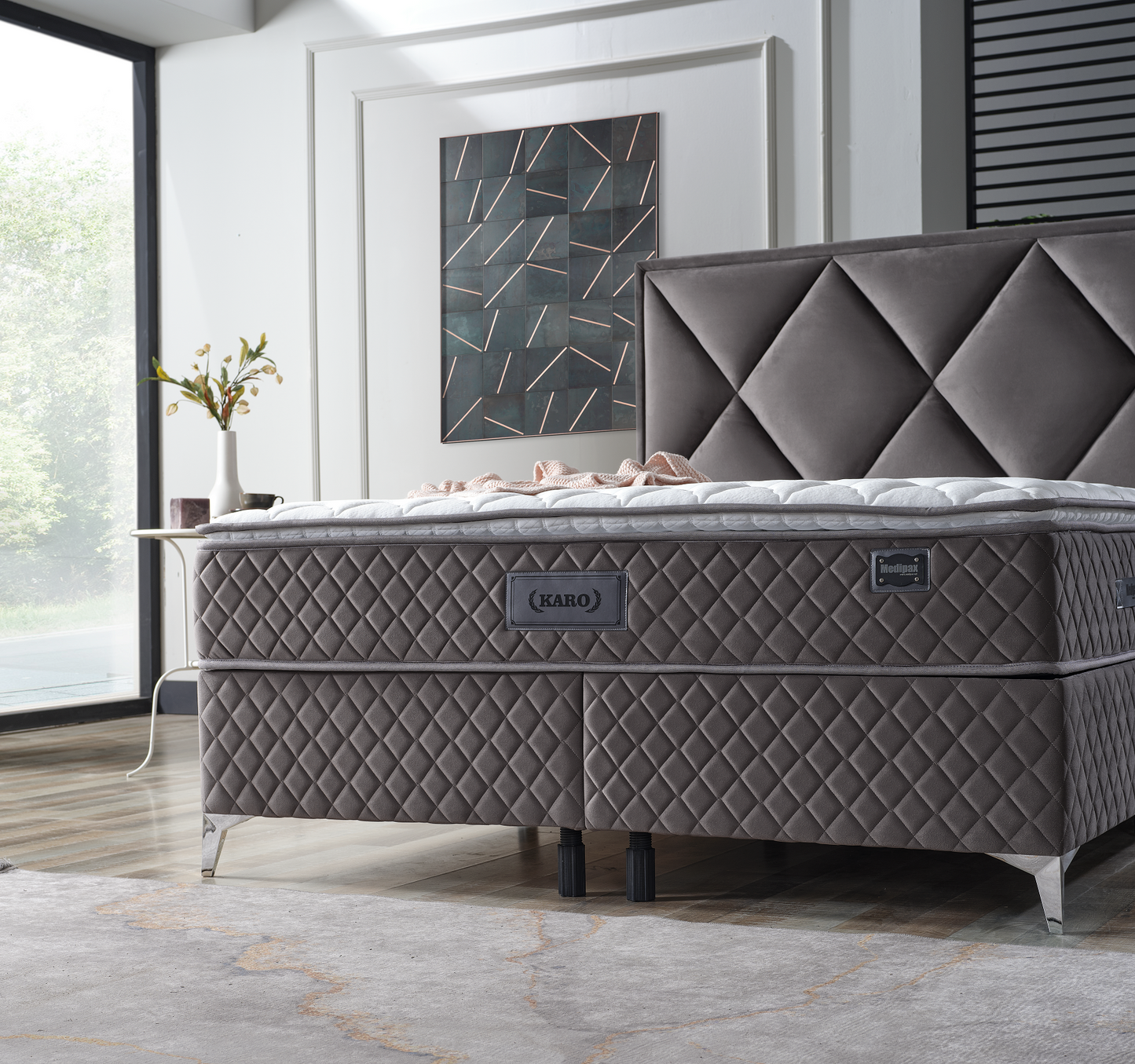 Karo Boxspringbett