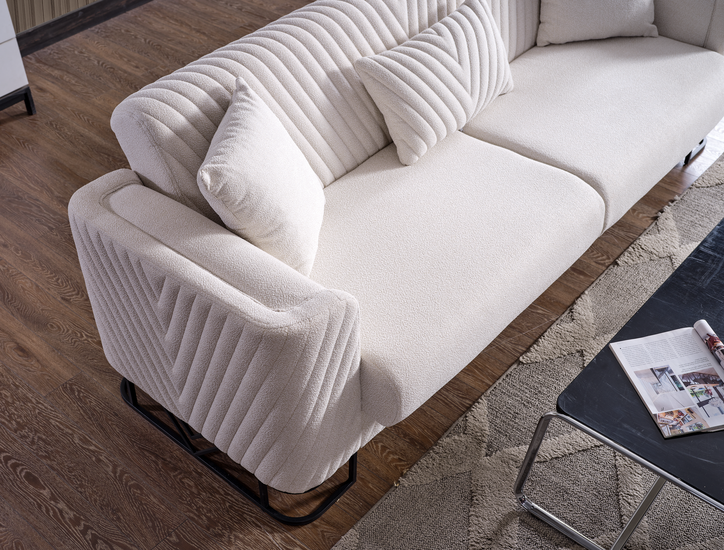 Elegance 3+2+1 Couchgarnitur Schlaffunktion