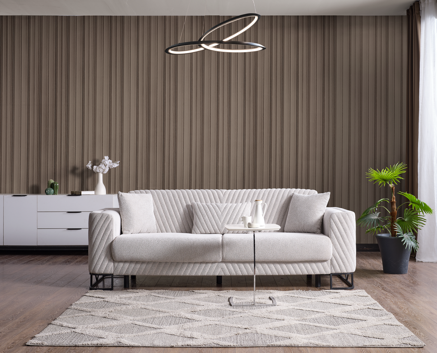Elegance 3+2+1 Couchgarnitur Schlaffunktion