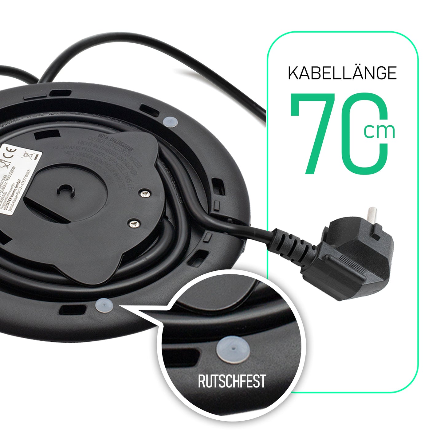 Schäfer Teekocher 74276 - 3 Farben