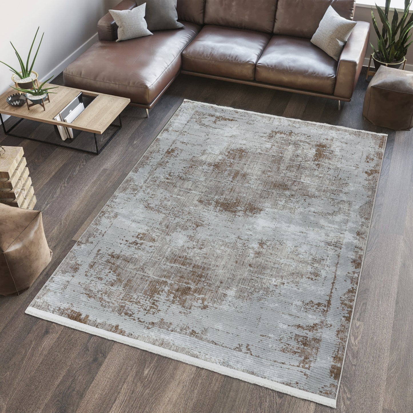 Teppich Effero A792 BROWN