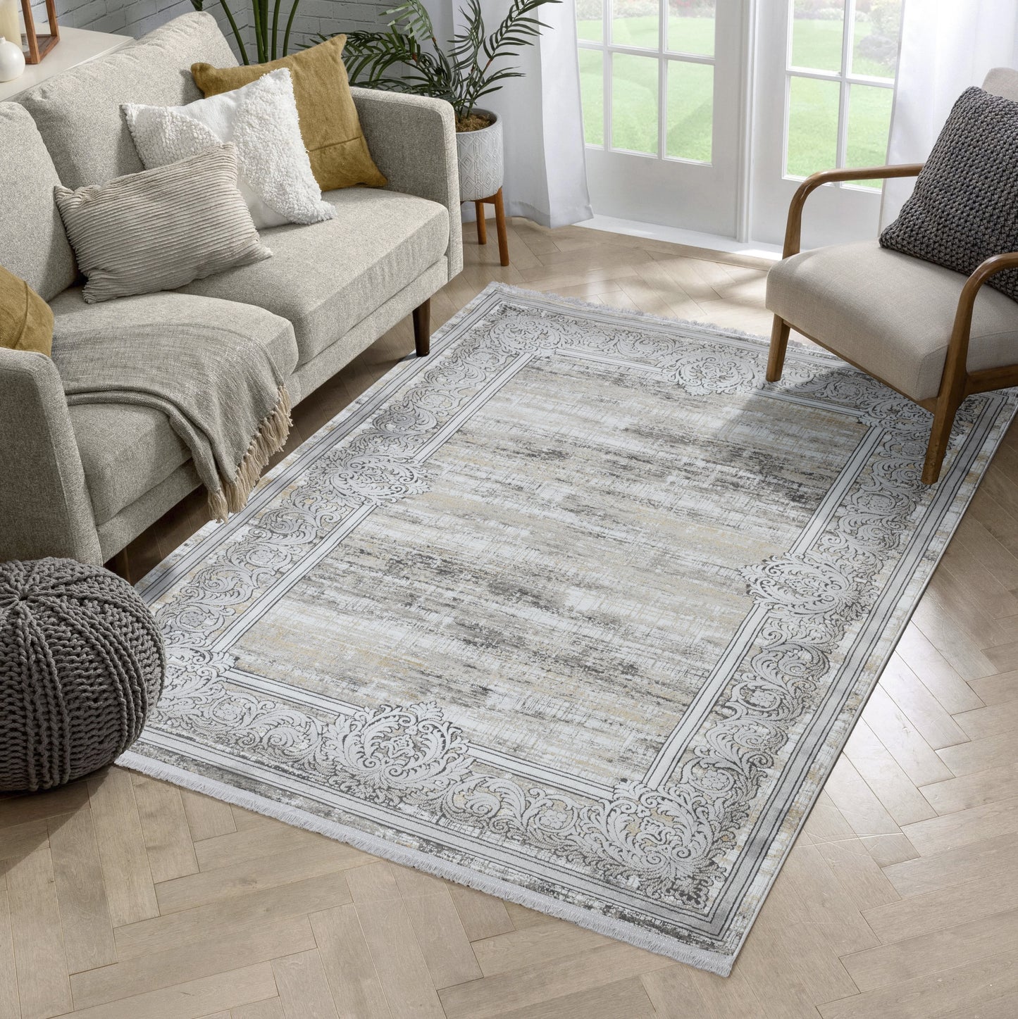 Teppich Defne A40 Grey