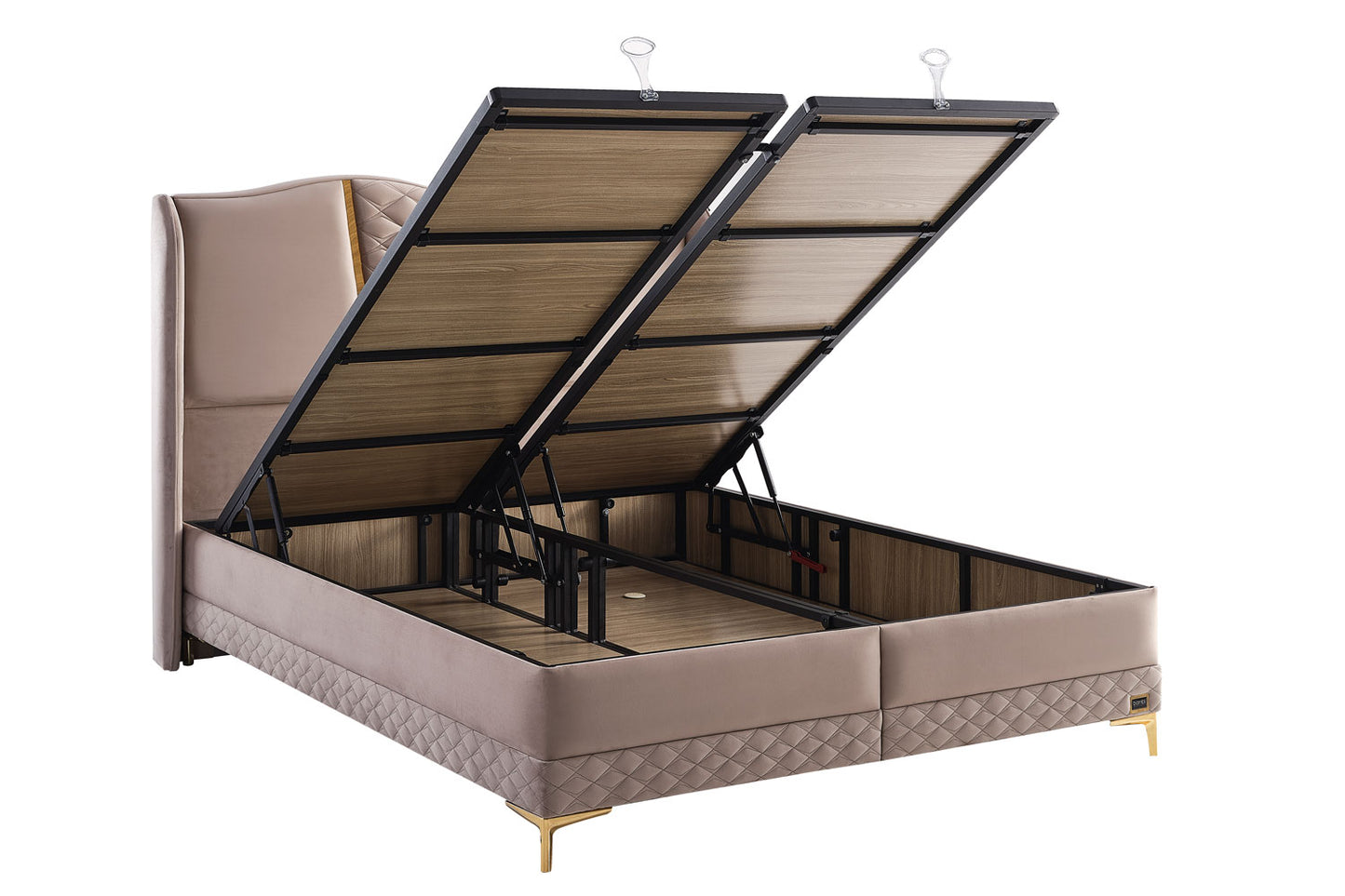 Luxia Boxspring Bettkasten Offen