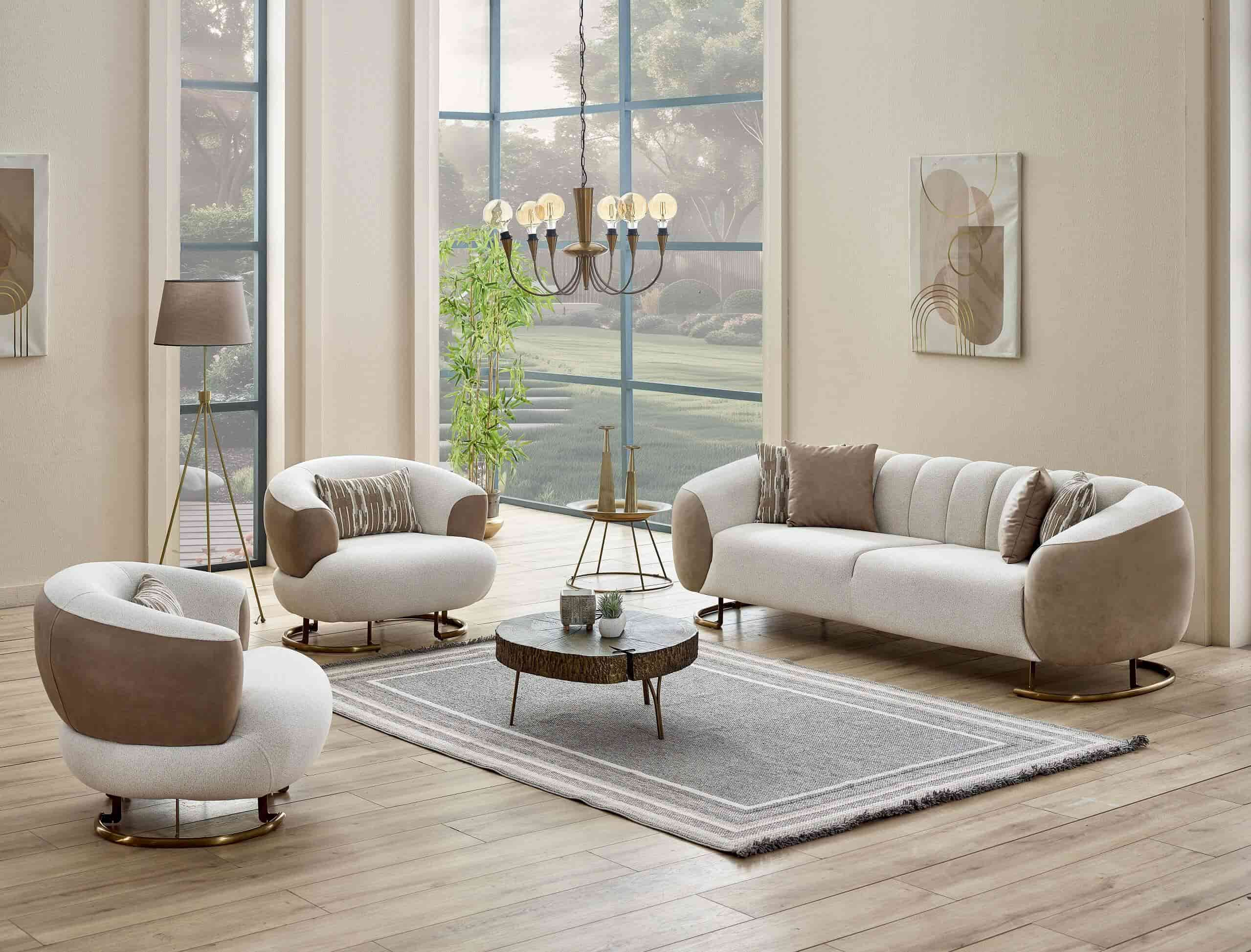 Couchgarnitur 3-2-1 Palmera – Sofa-Set –