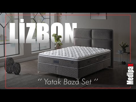 Boxspringbett, Lizbon, Doppelbett, 90x200, 120x200, 140x200, 160x200, 180x200