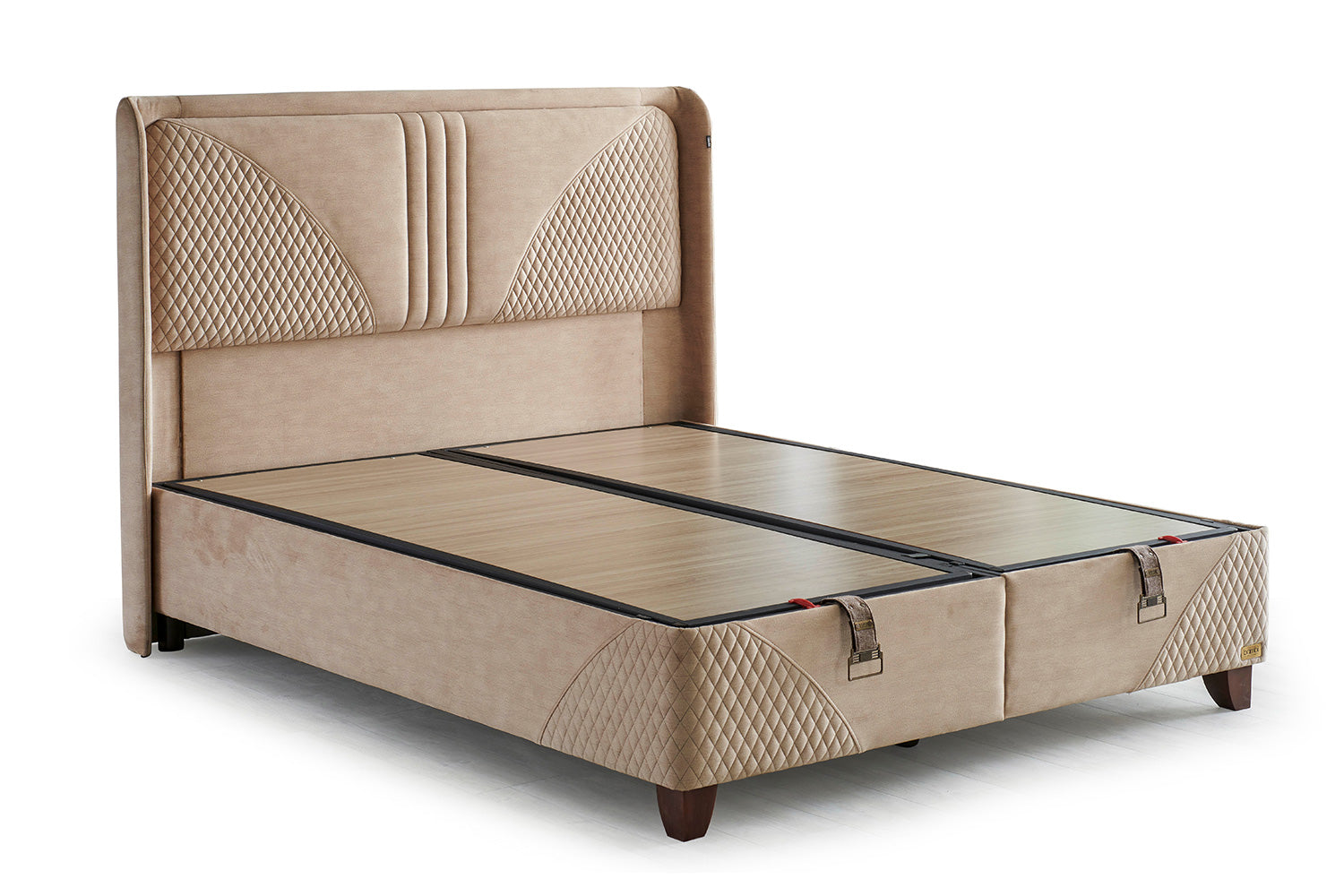 Boxspringbett, Bambi Clima Naturel, Doppelbett, 160x200, Bettkasten